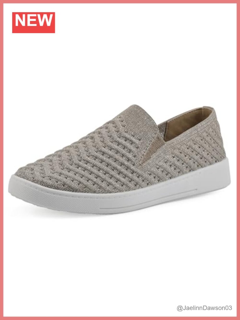 Slip-On Sneaker Stretch Knit Cushioned Lightweight Women